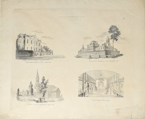 William Birch (1755-1834), First Plate of Four Subjects