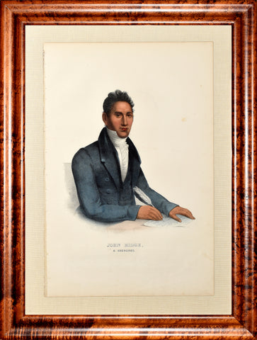Thomas McKenney (1785-1859) & James Hall (1793-1868), John Ridge, A Cherokee