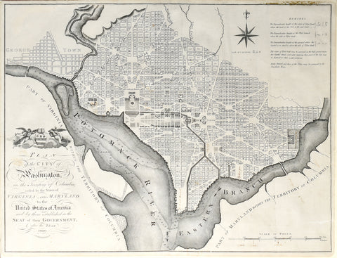 John Russell, Plan of the City of Washington in the Territory of Columbia...
