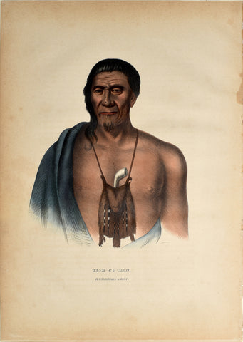 Thomas McKenney (1785-1859) & James Hall (1793-1868), Tish-Co-Han, A Delaware Chief
