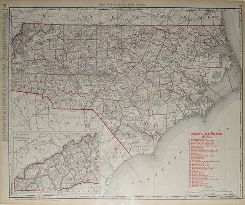 Rand McNally & Co., North Carolina