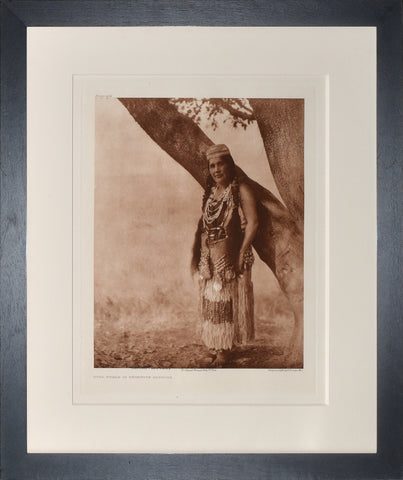 Edward S. Curtis (1868-1953), Hupa Woman in Primitive Costume Pl 468