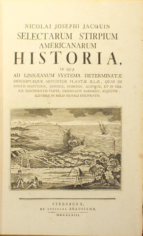 Nikolaus Joseph Freiherr von Jacquin (1727-1817), Selectarum stirpium Americanarum historia...