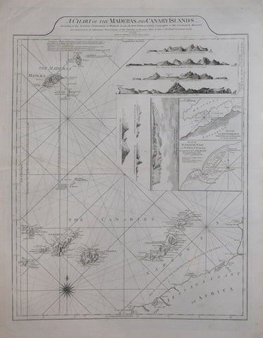 Thomas Jefferys (British, 17191-1771), A Chart of the Madera and Canary Islands…