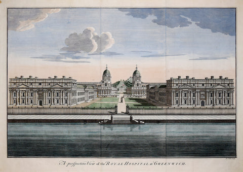 Benjamin Cole (1697-1783), engraver , A Perspective View of the Royal Hospital at Greenwich (London)