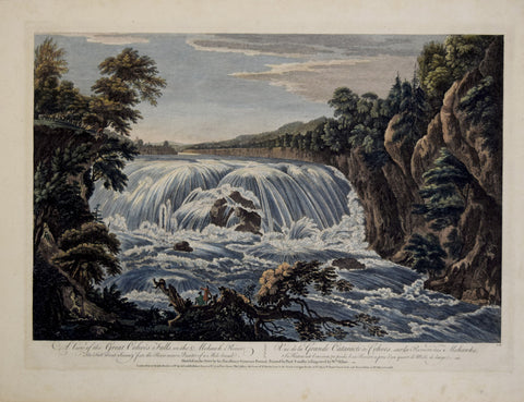 Thomas Pownall (1722-1805) & Paul Sandby (1731-1809), after, A View of the Great Cohoes Falls on the Mohawk River...
