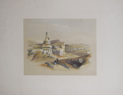 David Roberts (1796-1864), Absalom's Pillar Valley of Jehoshaphat