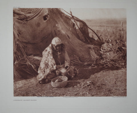 Edward S. Curtis (1868-1953), Achomawi Basket-Maker Pl 464