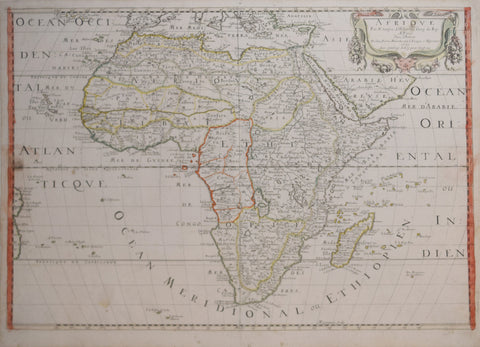 Nicholas Sanson (French, 1600-1667), Afrique par N. Sanson d’Abbeville Geog. du Roy