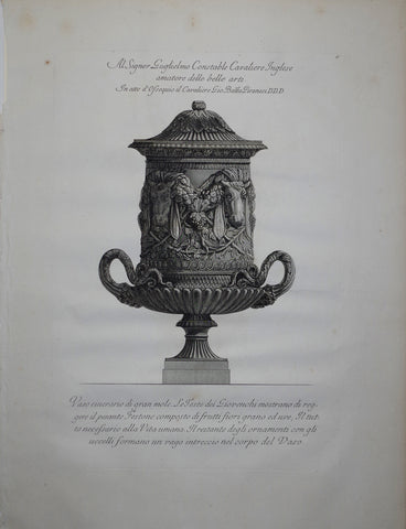 Giovanni Battista Piranesi (1720-1778), Al Signor Guglielmo Constable