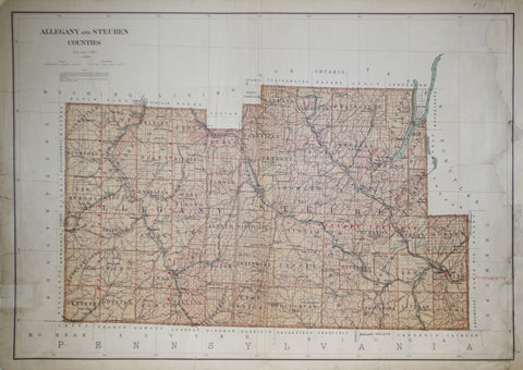 Julius Bien & Co., Allegany and Steuben Counties