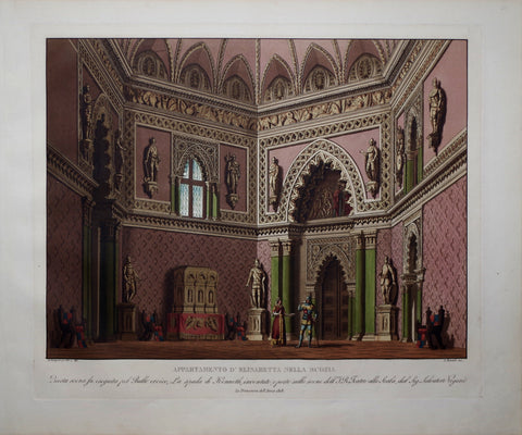 Alessandro Sanquirico (1777-1849), Appartamento d'Elisabetta