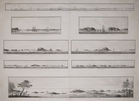 Joseph Frederick Wallet Des Barres (1721-1824), a) Appearance of the Land from the White Islands to St. Mary’s River…