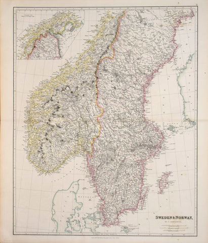 John Arrowsmith (British, 1790-1873), Sweden and Norway