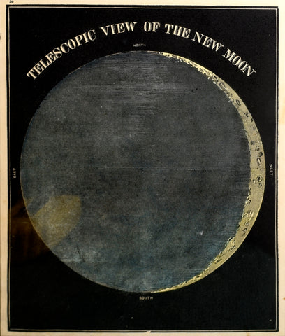 Asa Smith, Telescopic View of the New Moon