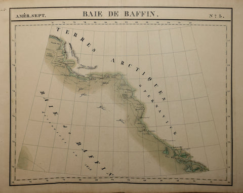 Philippe Vandermaelen (1795- 1869)) Baie de Baffin, No. 3