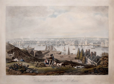 William James Bennett (1787-1844), Baltimore from Federal Hill
