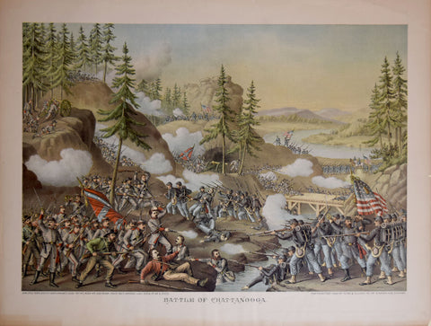 Louis Kurz (1834-1921) & Alexander Allison (ca. 1799-1862) , Battle of Chattanooga