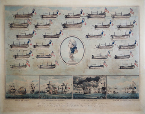 Thomas Butterworth (British, fl.1798-1827), This Plate is Patronized by Viscount Nelson..assisted with the Capture of 26 Sail