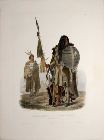 Karl Bodmer (1809-1893), Tab. 32 - Assiniboin Indians