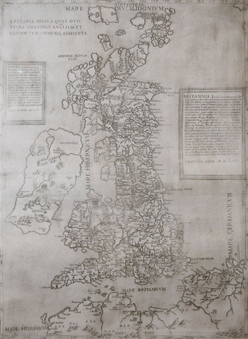 George Lily and Paolo Forlani, Britannia insula quae duo regna continent Angliam et Scotiam cum Hibernia (The British Isles, comprising two kingdoms, England and Scotland, with Ireland