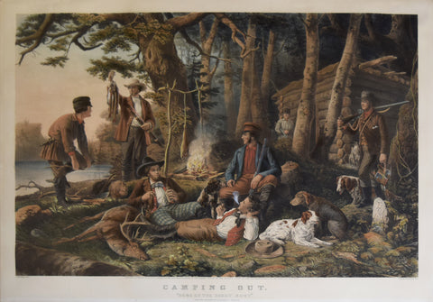 Nathaniel Currier (1813–1888) & James Merritt Ives (1824–1895), Camping Out: “Some of the Right Sort”