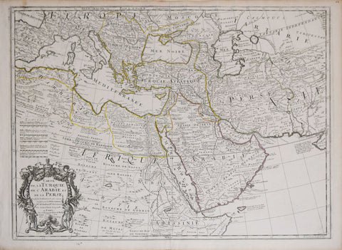 Guillaume de L’Isle (1675-1726), Carte de la Turquie, de l’Arabie et de la Perse...