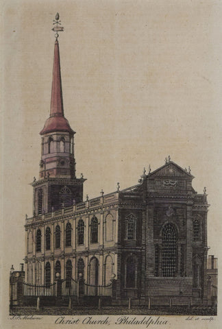 James Peller Malcolm (1767-1815), engraver, Christ Church, Philadelphia