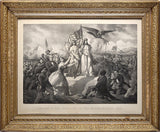 Christopher Kimmel (American, 1830-1872), The Outbreak of the Rebellion; together with a companion
