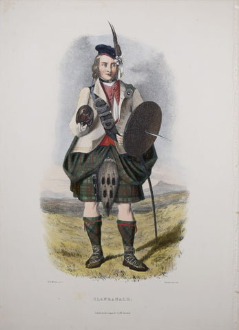 Robert Ronald McIan (1803-1856), Clanranald