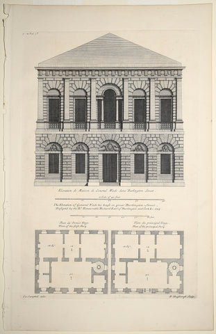 Colen Campbell (1676–1729), Plate 10, Vol. 3