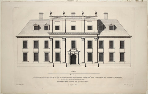 Colen Campbell (1676–1729), Plate 30, Vol. 2