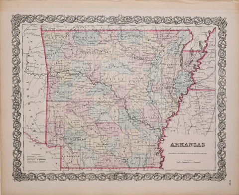 Joseph H. Colton (1800-1893), Arkansas