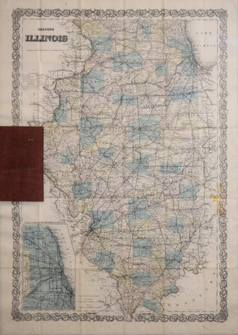 Joseph H. Colton (1800-1893), Colton’s Map of Illinois