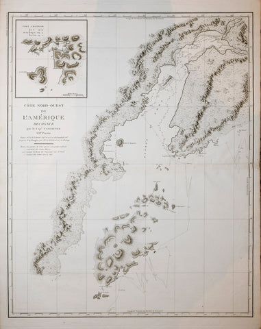 George Vancouver (1757-1798), Cote Nord-Ouest de L'Amerique Reconnue le Cap Vancouver VII Partie