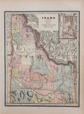 George F. Cram (1842-1928), Idaho