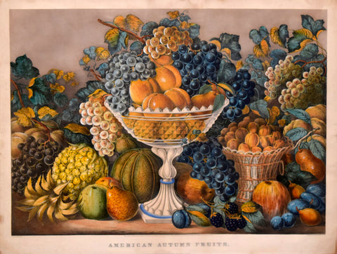 Nathaniel Currier (1813-1888) & James Ives (1824-1895), American Autumn Fruits