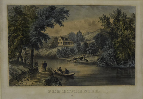 Nathaniel Currier (1813–1888) and James Merritt Ives (1824–1895), The River Side