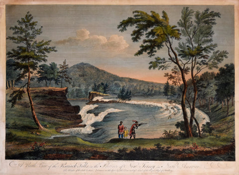 Thomas Davies (c. 1737-1812), A North View of the Pisaiack Falls in the Province of New Jersey in North America