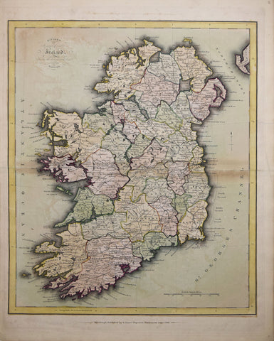 Daniel Lizars (1760-1812), Divided into Separate Counties Ireland from the Latest and Best Surveys