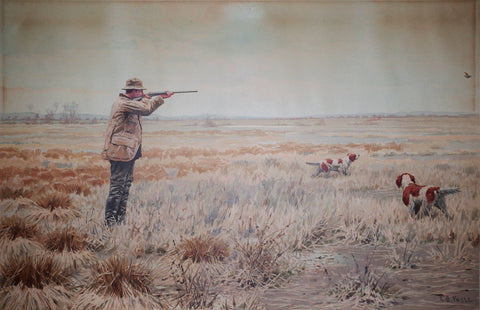 Arthur Burdett Frost (American, 1851-1928), English Snipe Shooting