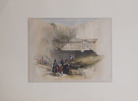 David Roberts (1796-1864), Entrance to the Tombs of the Kings, Jerusalem