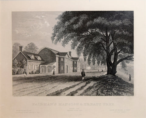 John Serz (ca. 1810-1878), After Brittan, S. B. (Samuel Byron), Fairman’s Mansion & Treaty Tree