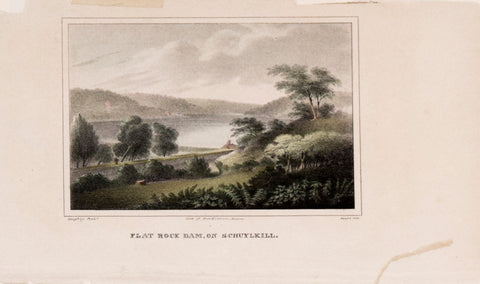 Thomas Doughty (1703-1836), after, Flat Rock Dam on Schuylkill