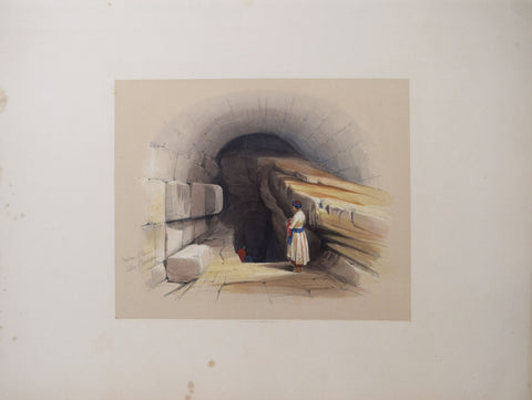 David Roberts (1796-1864), Fountain of Siloam- Valley of Jehoshaphat