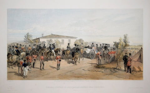 William Simpson (1823-1899), Illustrator, Funeral Cortege of Lord Raglan Leaving Head Quarters