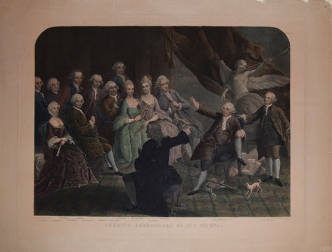William Hogarth (1697-1764), after, Garrick Surrounded by His Friends.