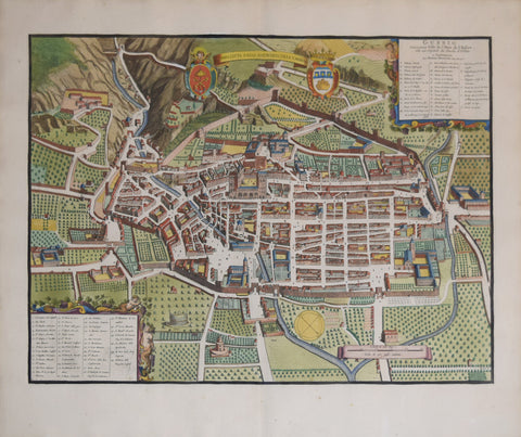 Johannes Blaeu (1596-1673), Gubbio Citta Regia Antichiss Dell”Umbria...Pl. XXVI