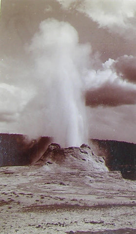 Frank Jay Haynes (1853-1921), Castle Well near Castle Geyser