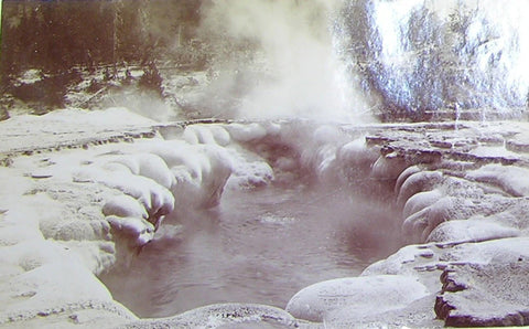 Frank Jay Haynes (1853-1921), Crater of Oblong Geyser